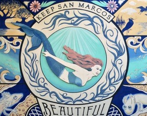 Mermaid March in San Marcos, Texas Mermaid March in San Marcos, Texas