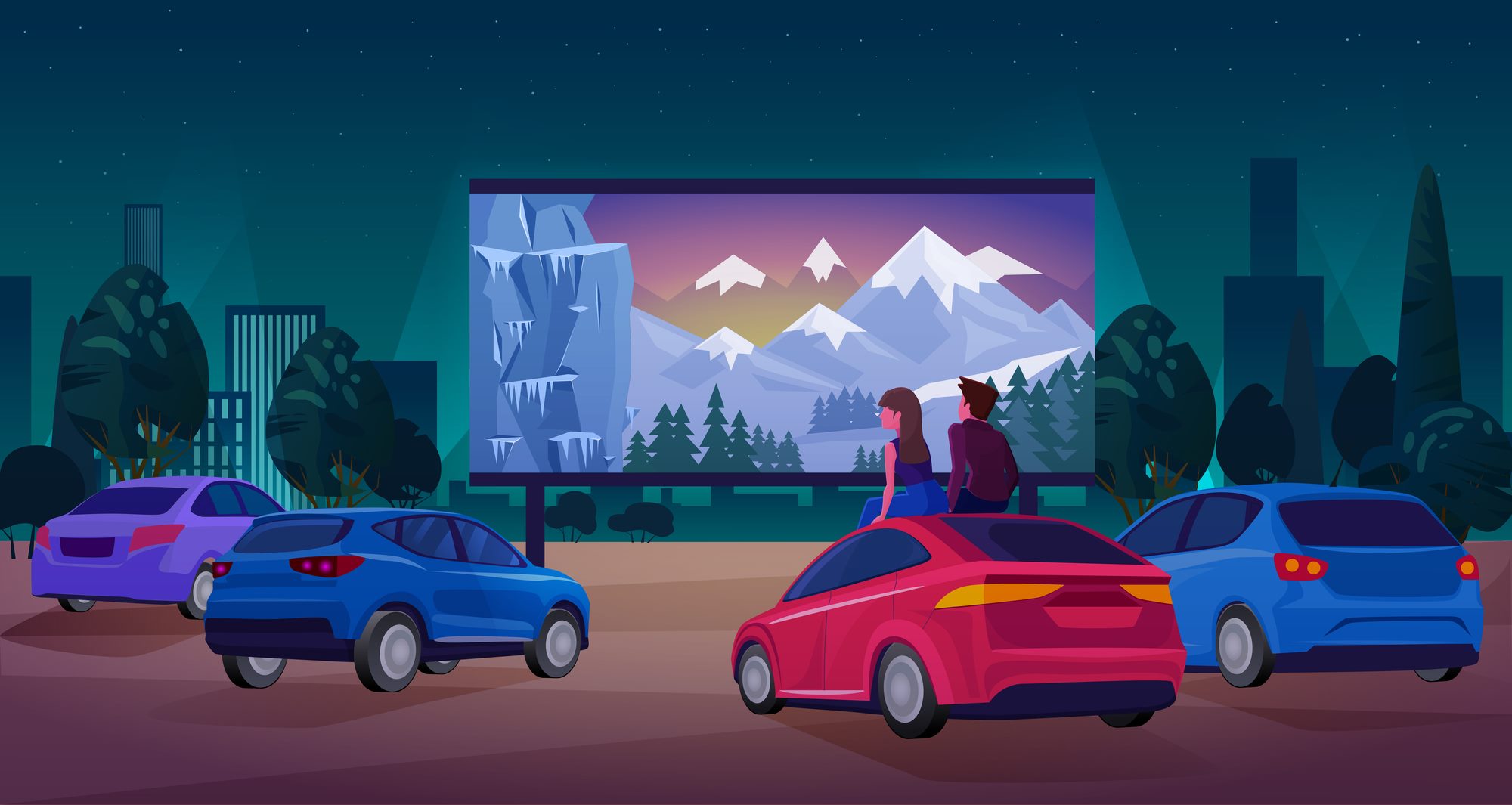 The Mission Drive-In Theatre