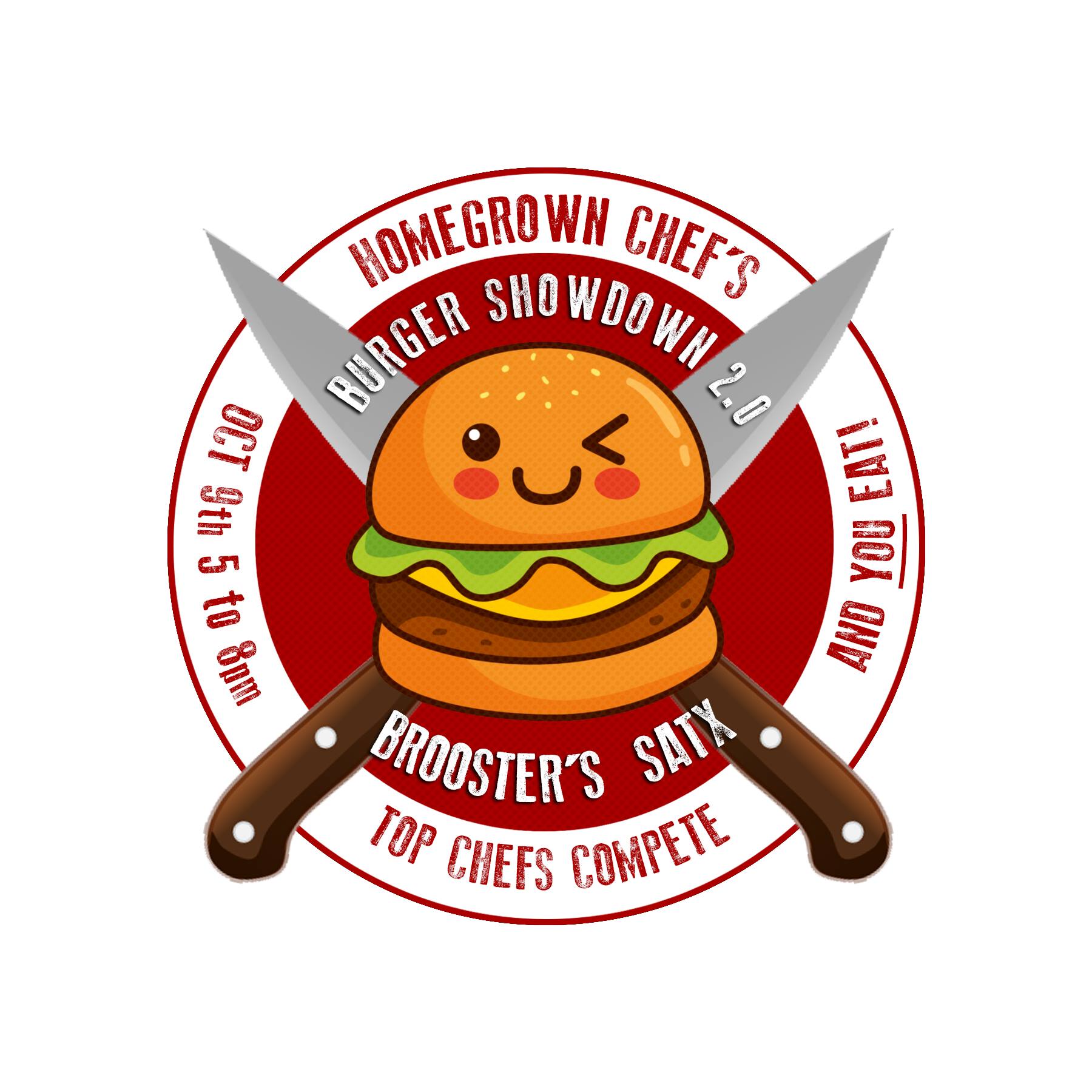 Burger Showdown at Brooster’s by Homegrown Chef Burger Showdown at Brooster’s by Homegrown Chef