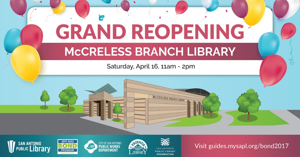 McCreless Branch Library Reopening After Extensive Renovations