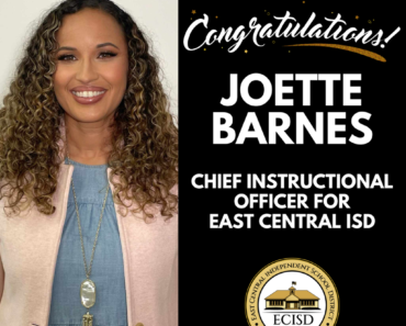 Southside Spotlight: Joette Barnes, East Central ISD’s New Chief Instructional Officer Southside Spotlight: Joette Barnes, East Central ISD’s New Chief Instructional Officer