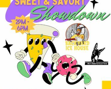 Sweet & Savory Showdown at Brooster’s Backyard Icehouse – Family Fun, Local Food, and Community Giving