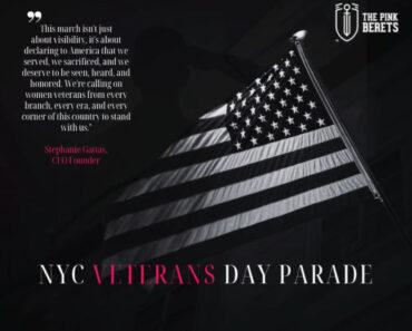 The Pink Berets Announces Historic Goal: 100 Women Veterans to March in NYC Veterans Day Parade