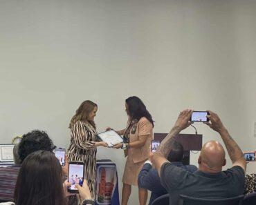 Bexar County Clerk Honors Live From The Southside with Certificate and Alamo Flag Presentation for 5-Year Anniversary