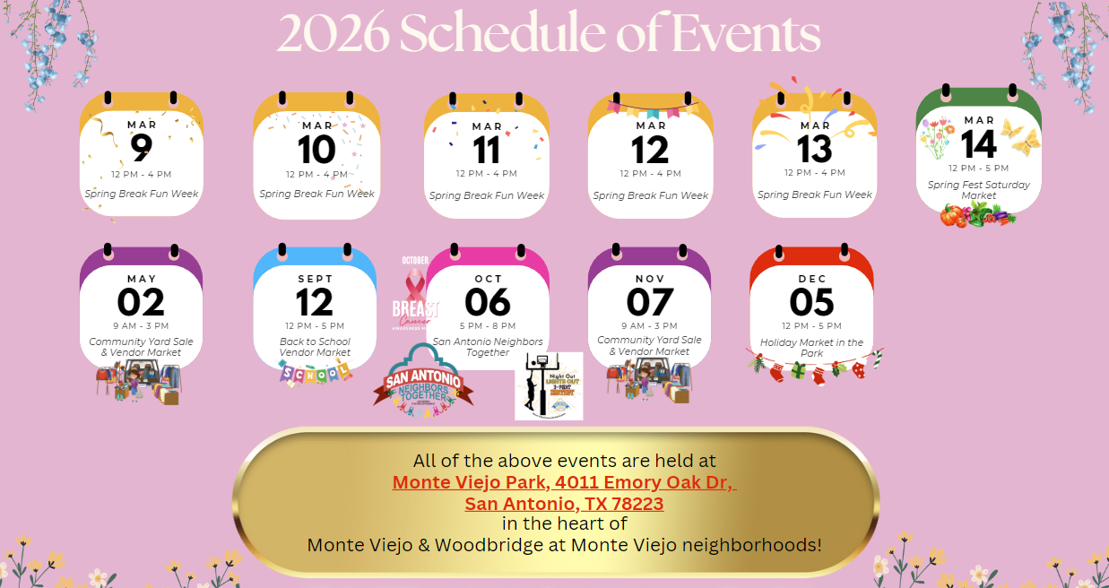 2026 Event Schedule