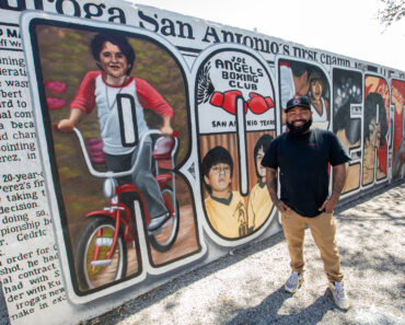 Rosedale Park Mural Honors Boxer Robert “Pikin” Quiroga in San Antonio