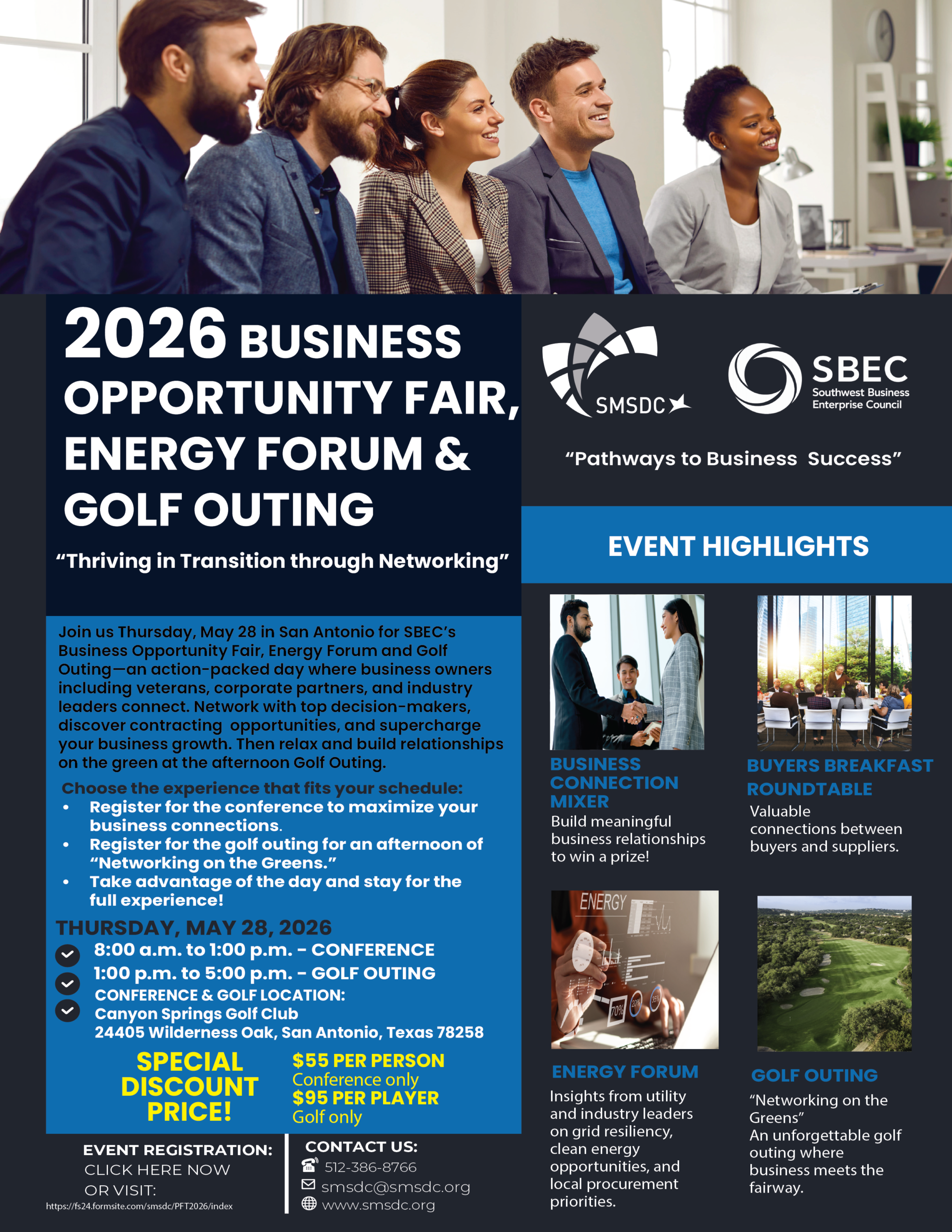 Southwest Business Enterprise Council's 2026 Business Opportunity Fair, Energy Forum and Golf Outing