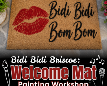 Bidi Bidi Briscoe: Welcome Mat Painting Workshop