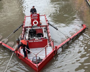 City Celebrates 20 Years of Lady Eco Keeping the San Antonio River Walk Clean