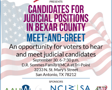Meet & Greet Candidates for Judicial positions in Bexar County