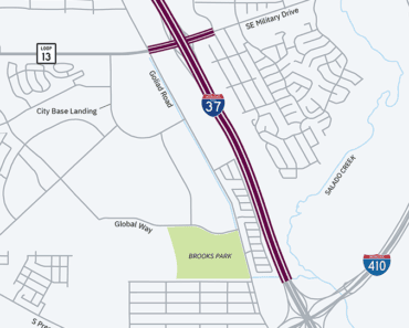 What’s Coming to I-37 and SE Military Drive?