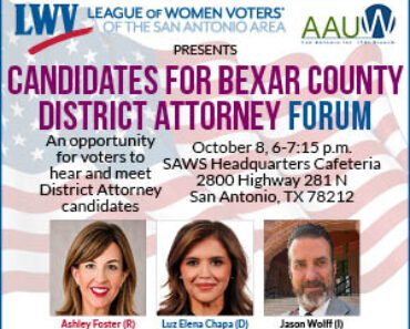 Candidate Forum – Bexar County District Attorney