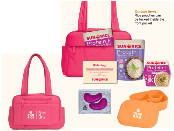SunRice Protein+ Jasmine rice media kit