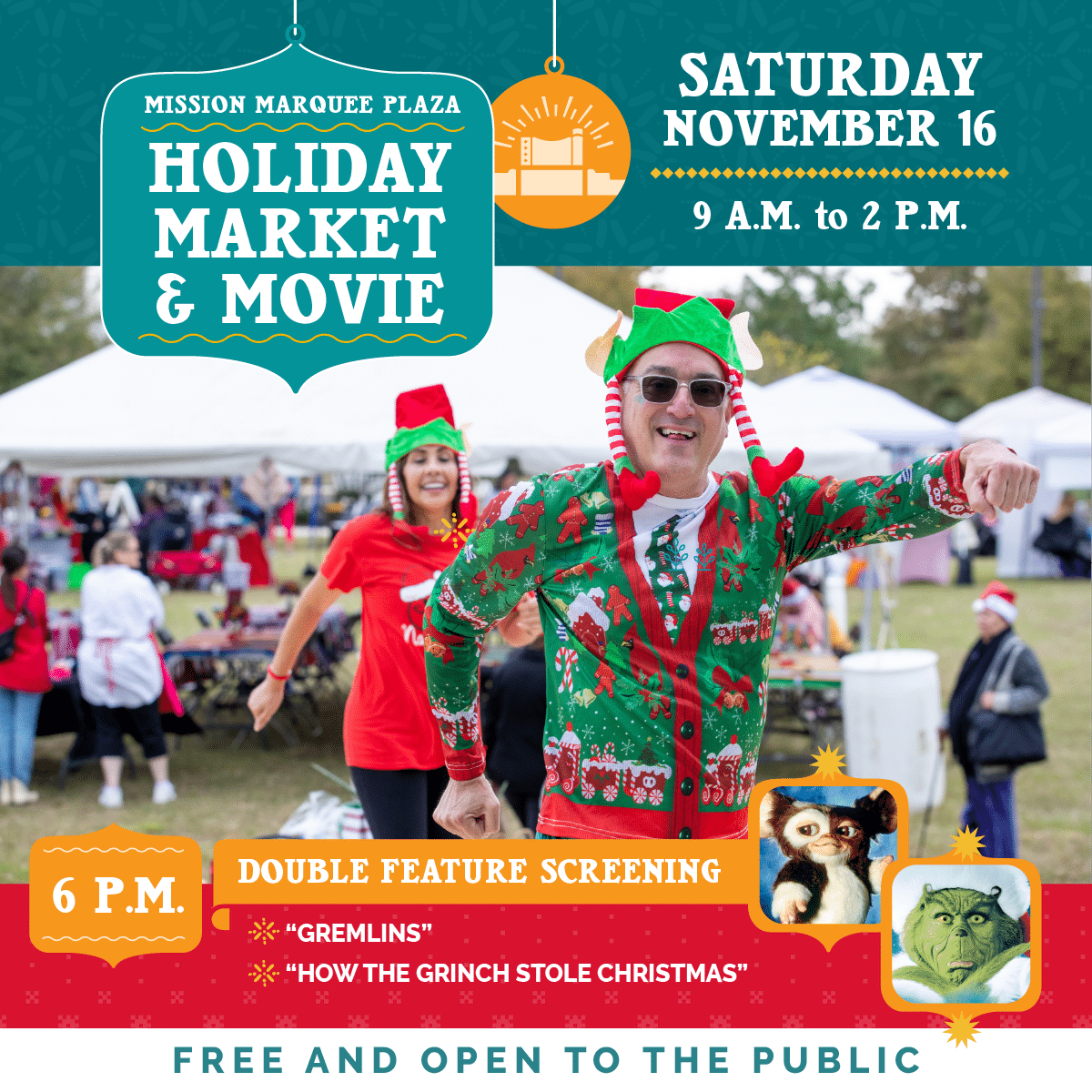 End of Season Holiday Market and Movie