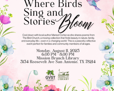 “The Bird Church” with author Marisol Cortez “The Bird Church” with author Marisol Cortez