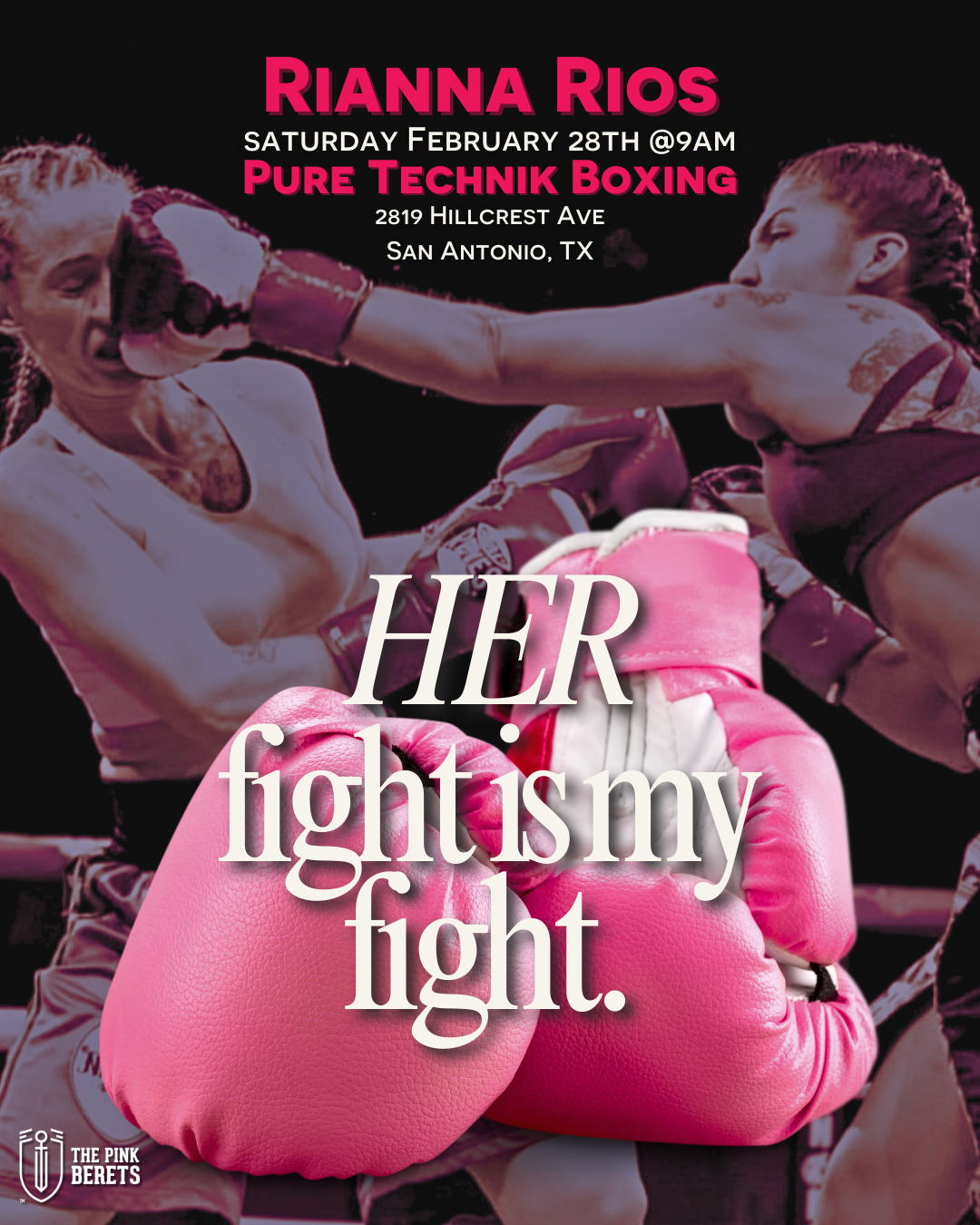 The Pink Berets Boxing Class